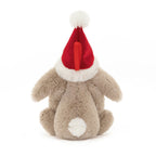Bashful Christmas Bunny Decoration - Soft Festive Toy | Wobblepaws