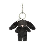 Bashful Bunny Inky Bag Charm - Soft Plush Keychain | Wobblepaws