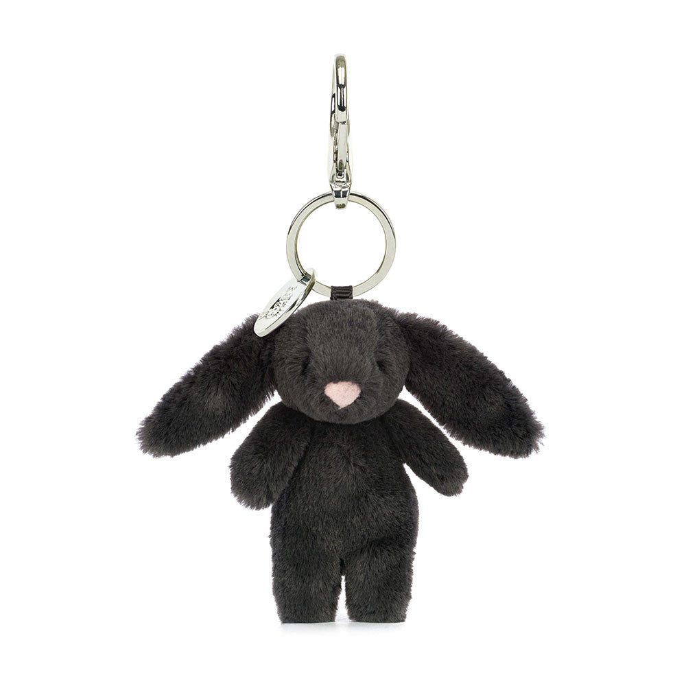 Bashful Bunny Inky Bag Charm - Soft Plush Keychain | Wobblepaws
