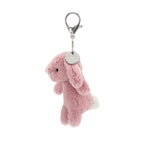 Bashful Bunny Tulip Bag Charm - Soft Plush Keychain | Wobblepaws