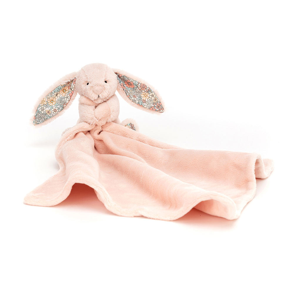 Blossom Blush Bunny Soother - Soft Baby Comforter | Wobblepaws