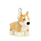 Betty Corgi Bag Charm - Soft Plush Keychain | Wobblepaws