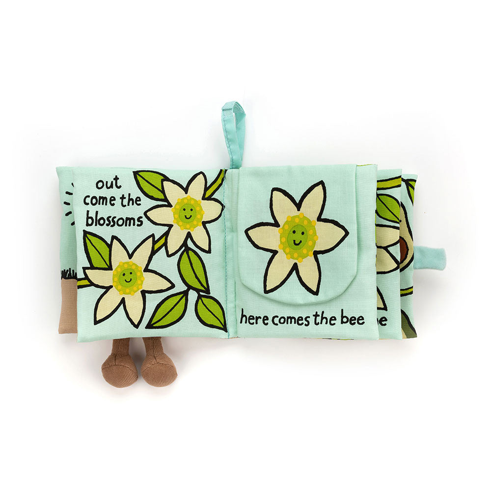 Avocado Soft Fabric Book - Baby Sensory Toy | Wobblepaws