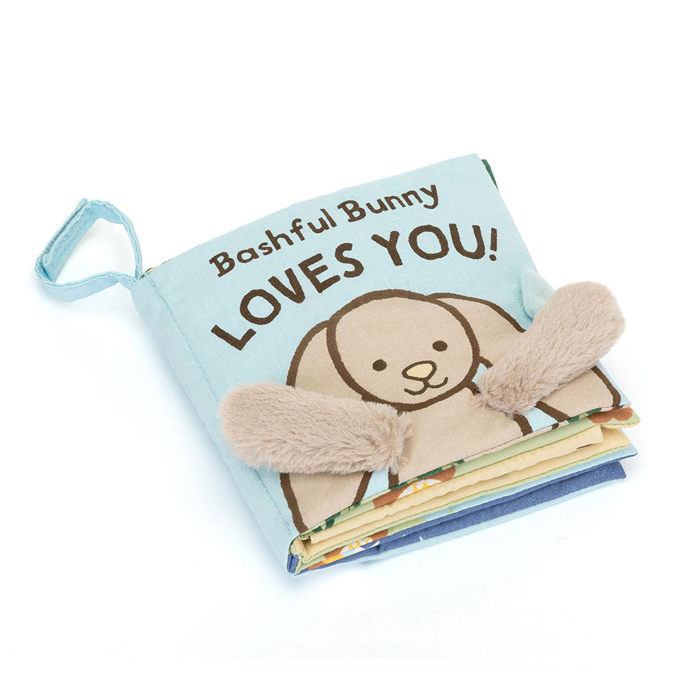 Bashful Bunny Loves You - Soft Fabric Storybook | Wobblepaws