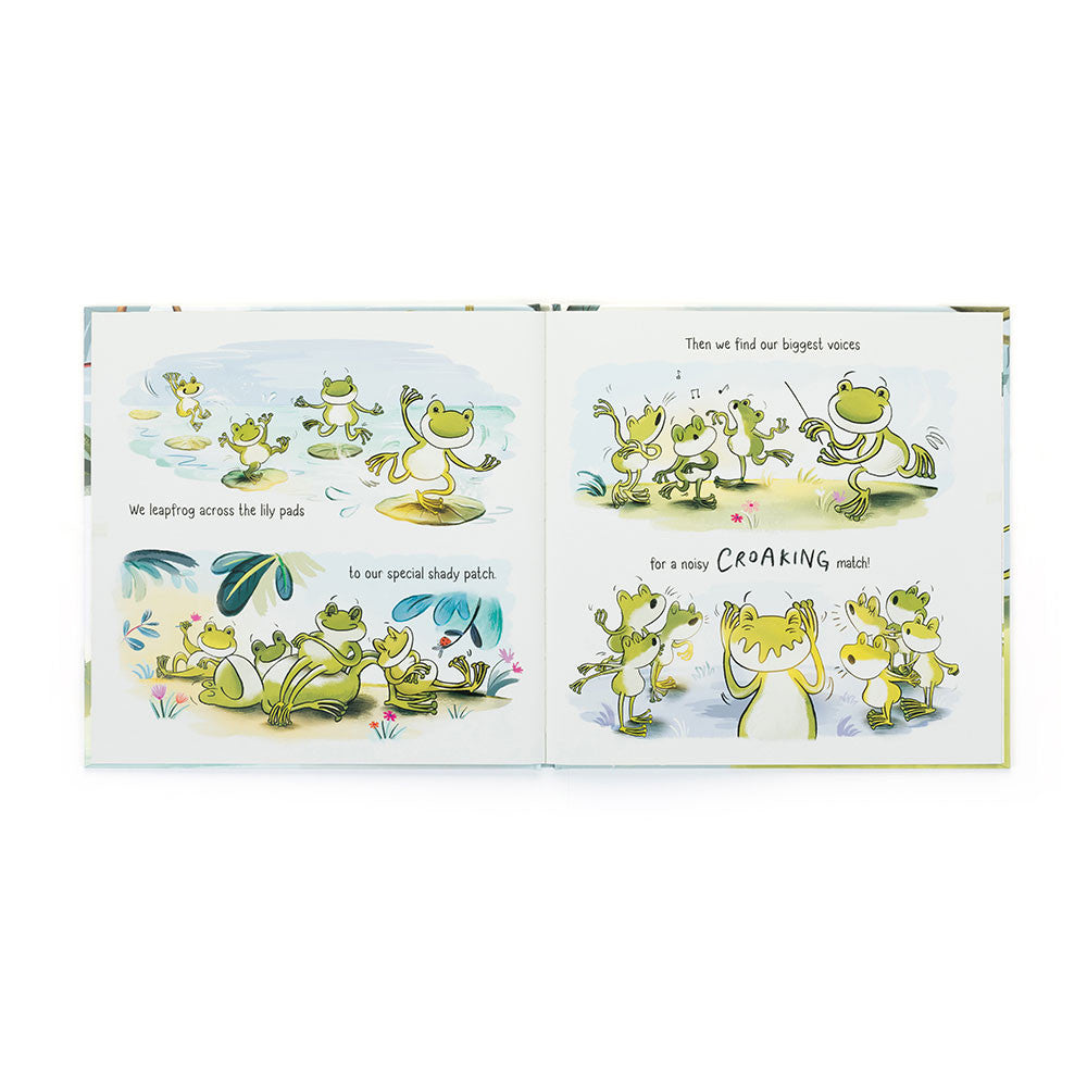 Finnegan Frog Bedtime Storybook - A Fantastic Day at the Pond