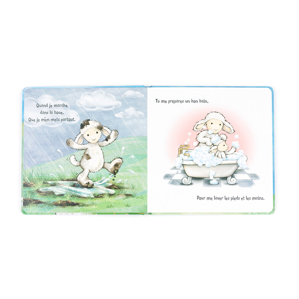 Bashful Lamb and Mummy Storybook (French Edition)