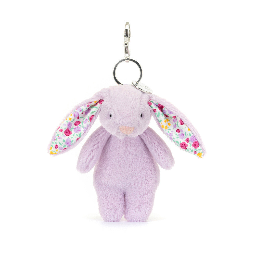 Blossom Jasmine Bunny Bag Charm - Soft Plush Keychain | Wobblepaws
