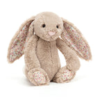 Blossom Bea Beige Bunny - Soft Stuffed Rabbit | Wobblepaws