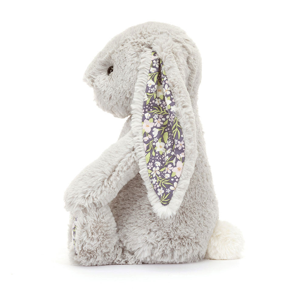 Blossom Silver Bunny Bloom - Soft Stuffed Rabbit | Wobblepaws