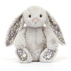 Blossom Silver Bunny Bloom - Soft Stuffed Rabbit | Wobblepaws