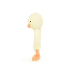 Bashful Duckling Ring Rattle - Soft Baby Rattle | Wobblepaws
