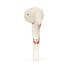 Blossom Cream Bunny Berry Ring Rattle - Soft Baby Rattle | Wobblepaws