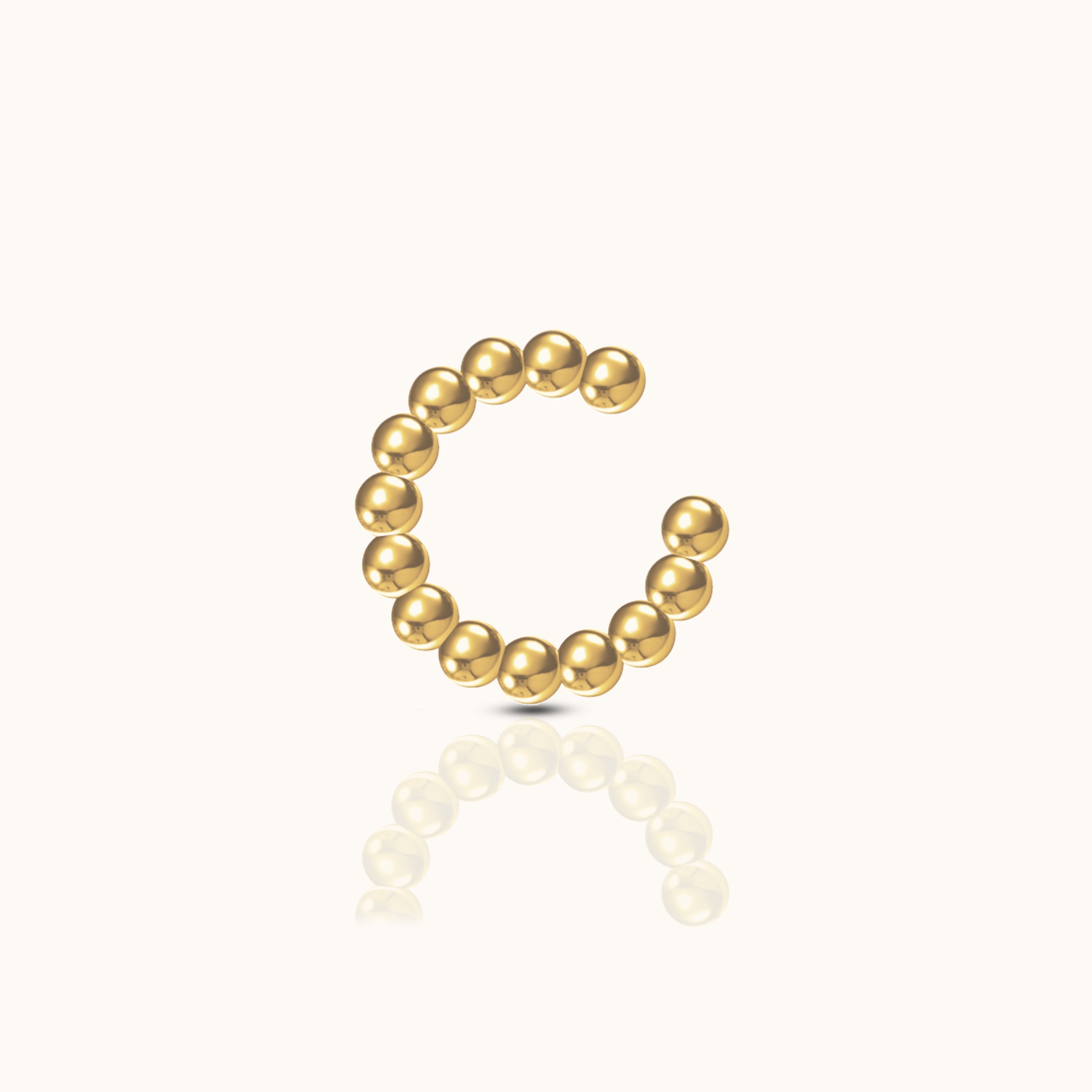 Single Beaded Ear Cuff