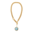 Odyssey Necklace Blue Gold