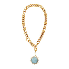 Odyssey Necklace Blue Gold