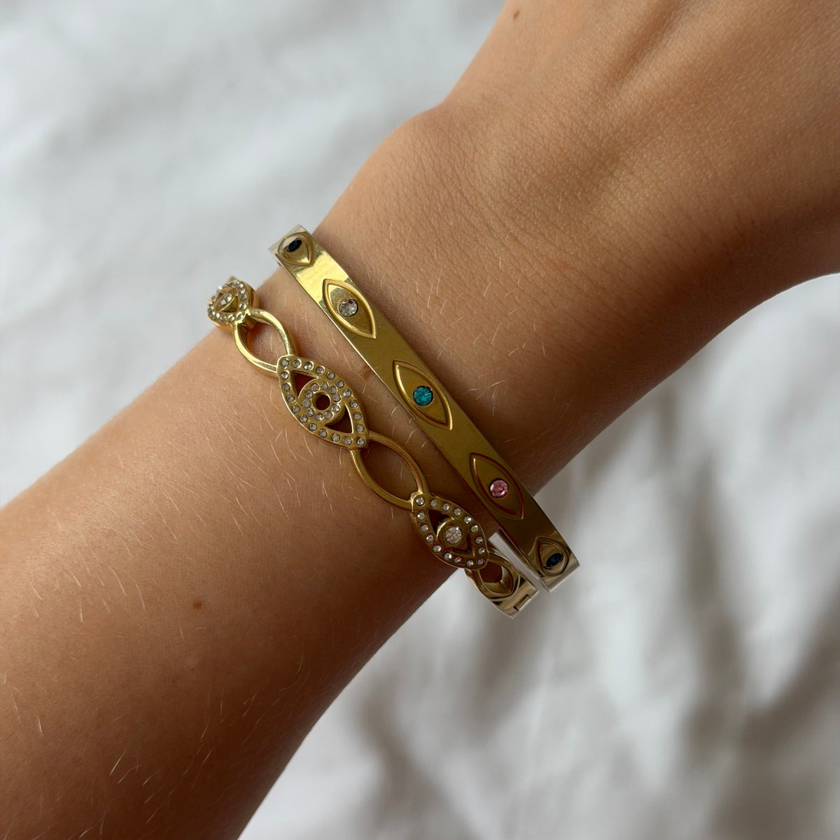 Golden Link Bangle