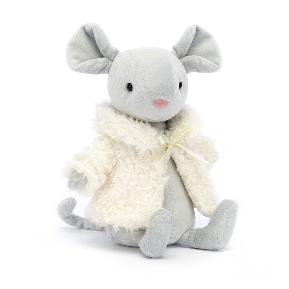 Comfy Coat Mouse - Soft Stuffed Animal | Wobblepaws