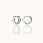 CZ Gem Circle Hoops