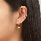 Single Croissant Ear Cuff