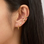 Single Double Layer Ear Cuff