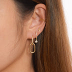 Tiny Lightning Bolt Stud Earrings