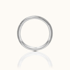 Classic Clicker 10mm Titanium Hinged Nap Hoop Earring