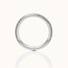 Classic Clicker 12mm Titanium Hinged Nap Hoop Earring