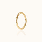 Classic Clicker 8mm Titanium PVD Plating Hinged Hoop Earring
