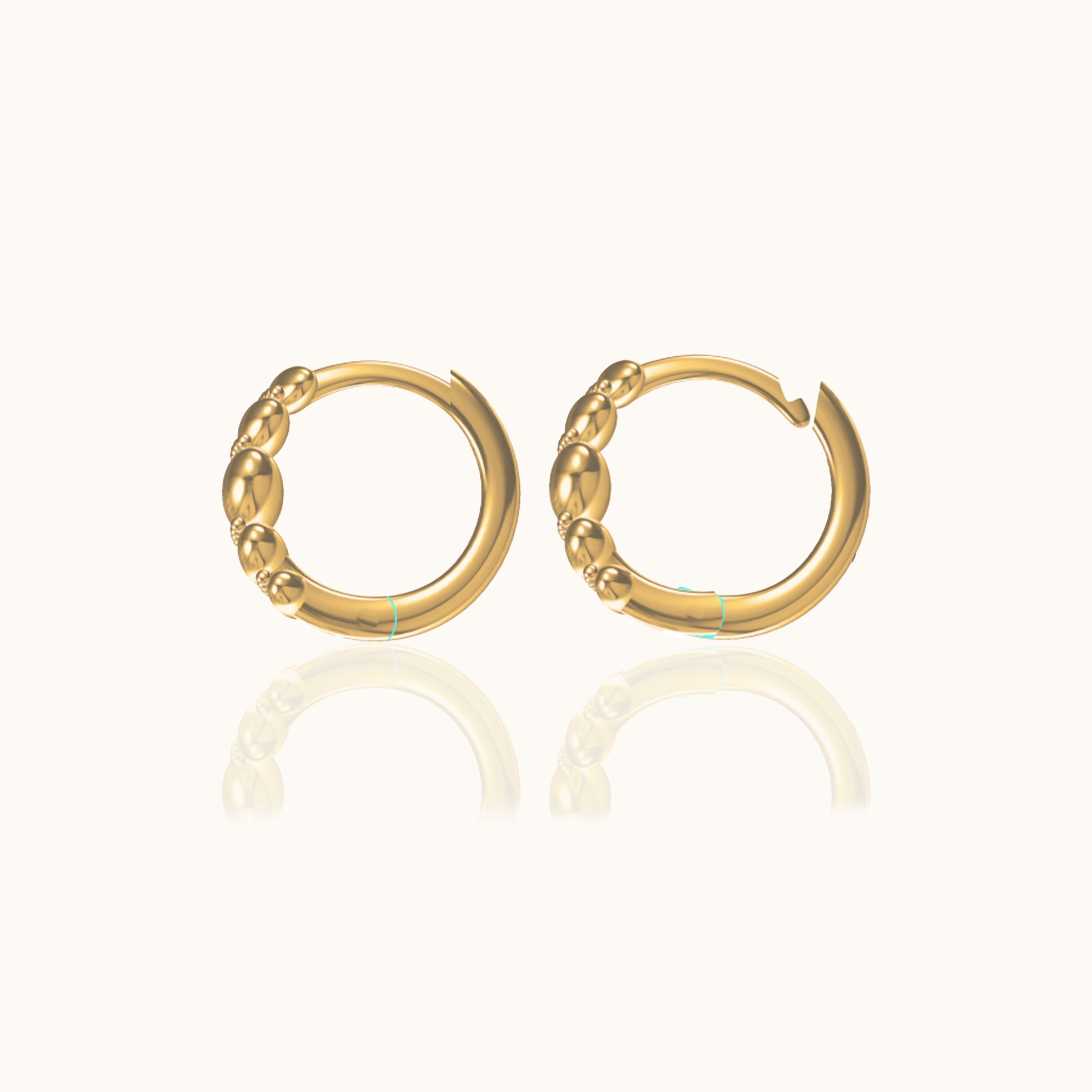 Croissant Hoop Earrings