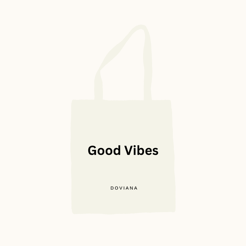 DOVIANA Signature Good Vibes Tote Bag