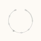 Dainty Heart CZ Bracelet