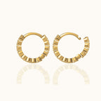 Emerald Green CZ Bezel Set Bead Hoop Earrings
