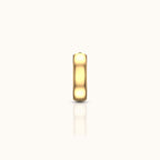 14K Solid Gold Essential Wide Hoop Earring