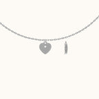 Sterling Silver Eternal Love Heart Necklace