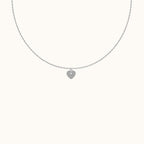 Sterling Silver Eternal Love Heart Necklace