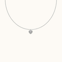 Sterling Silver Eternal Love Heart Necklace