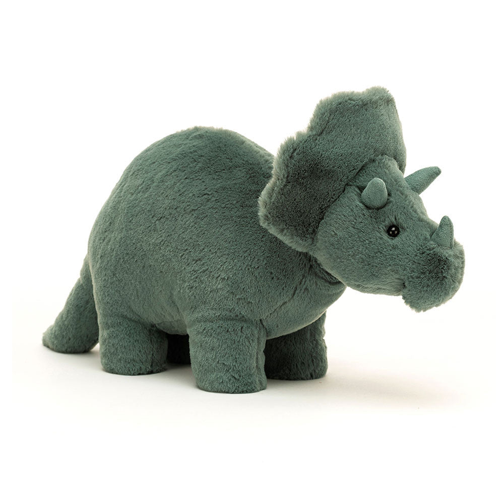 Fossilly Triceratops - Soft Stuffed Animal | Wobblepaws