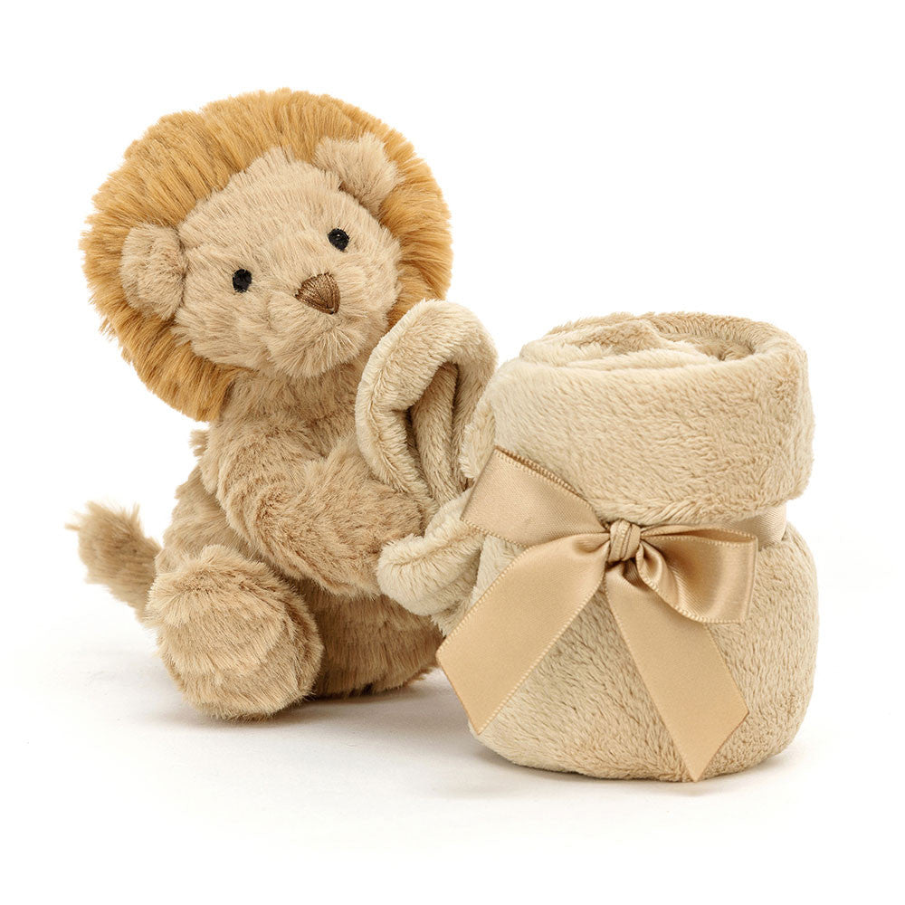 Fuddlewuddle Lion Soother - Soft Baby Comforter | Wobblepaws