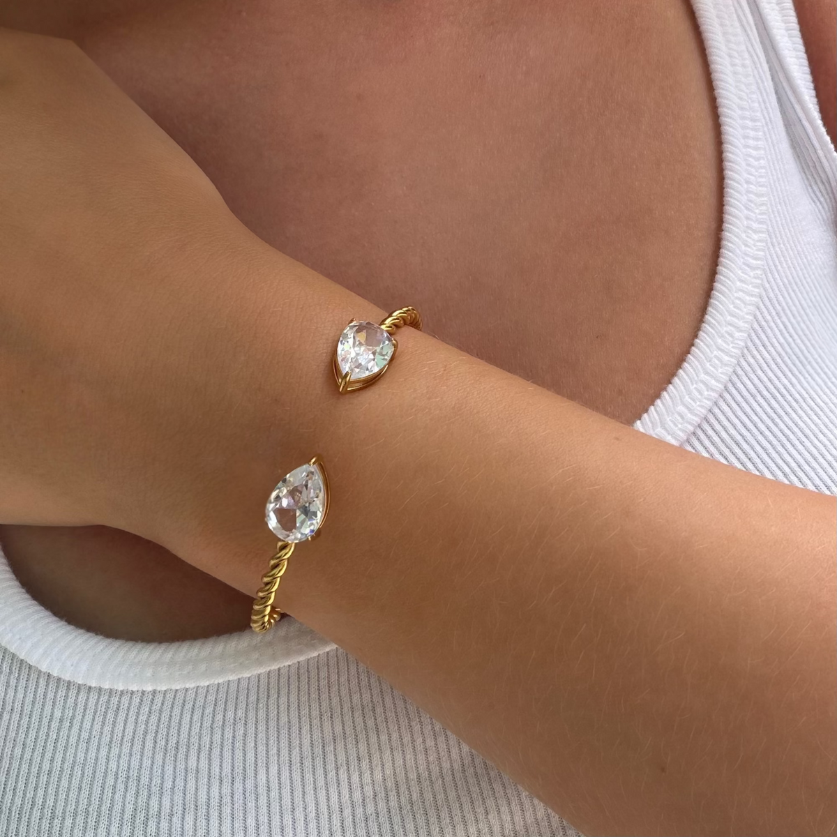 Twisted Spark Bangle