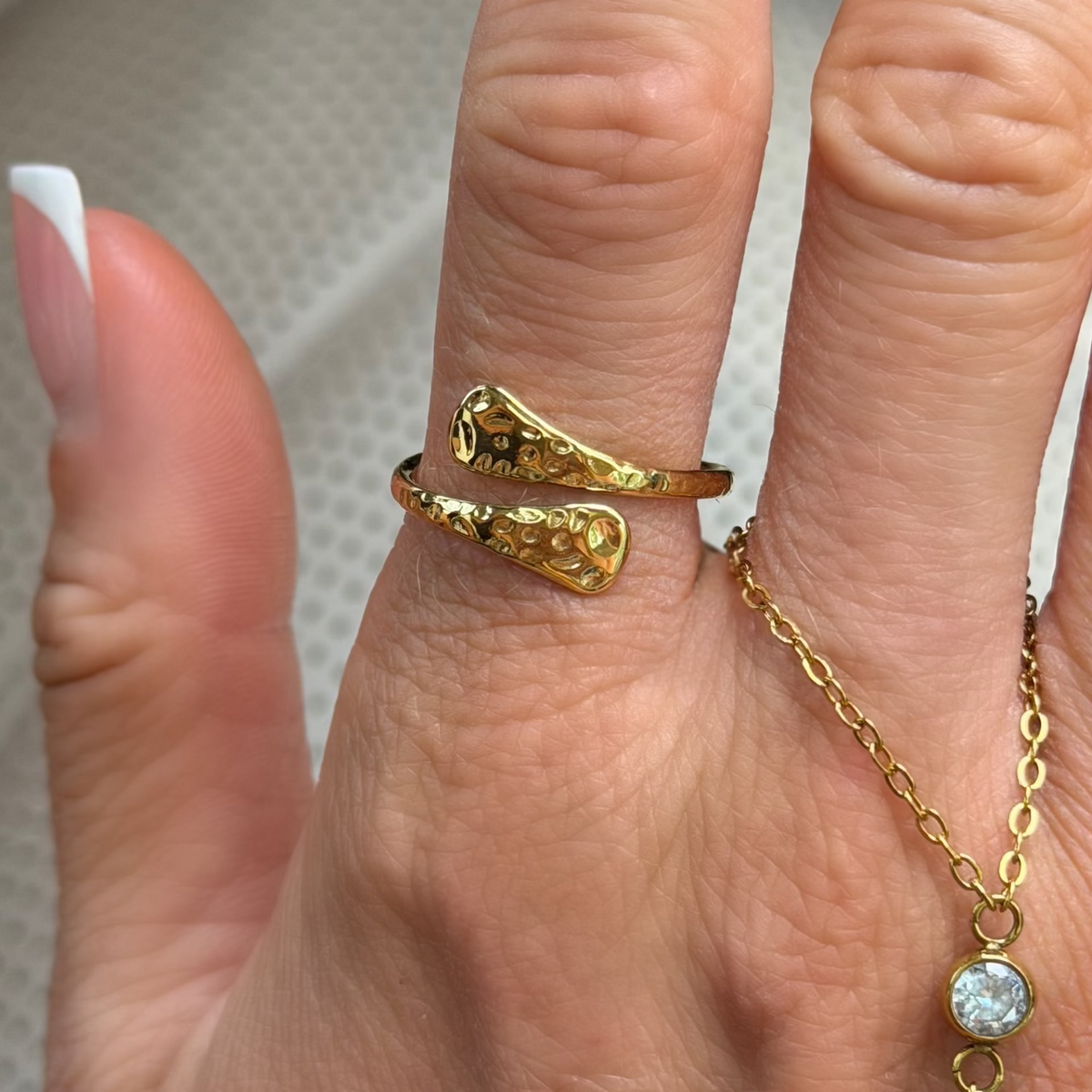Twisted Fate Adjustable Ring