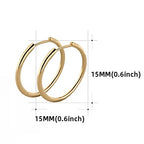 Chunky Monkey Hoop Earrings