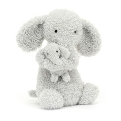 Huddles Grey Elephant - Soft Stuffed Animal | Wobblepaws