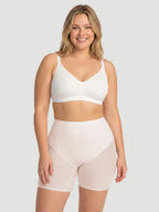 High-Waisted Mesh Shaping Shorts