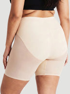 High Waisted Mesh Shaping Shorts