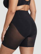 High-Waisted Mesh Shaping Shorts