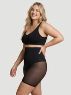High Waisted Mesh Shaping Shorts