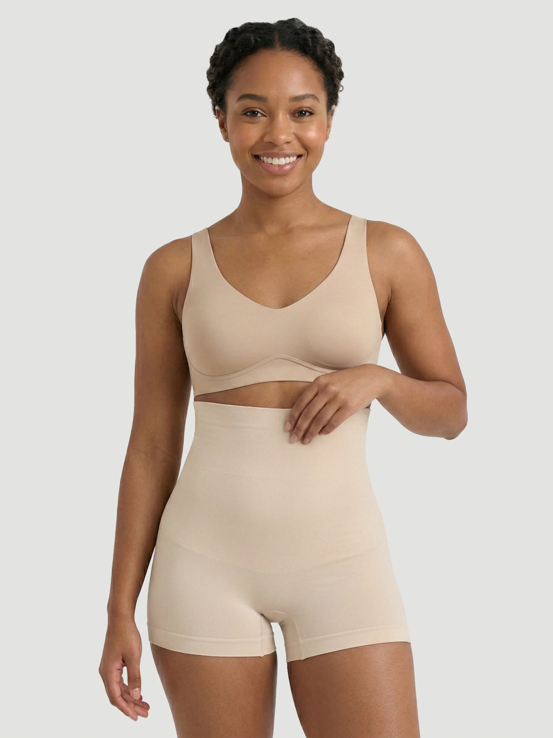 High-Waisted Shaping BoyShort