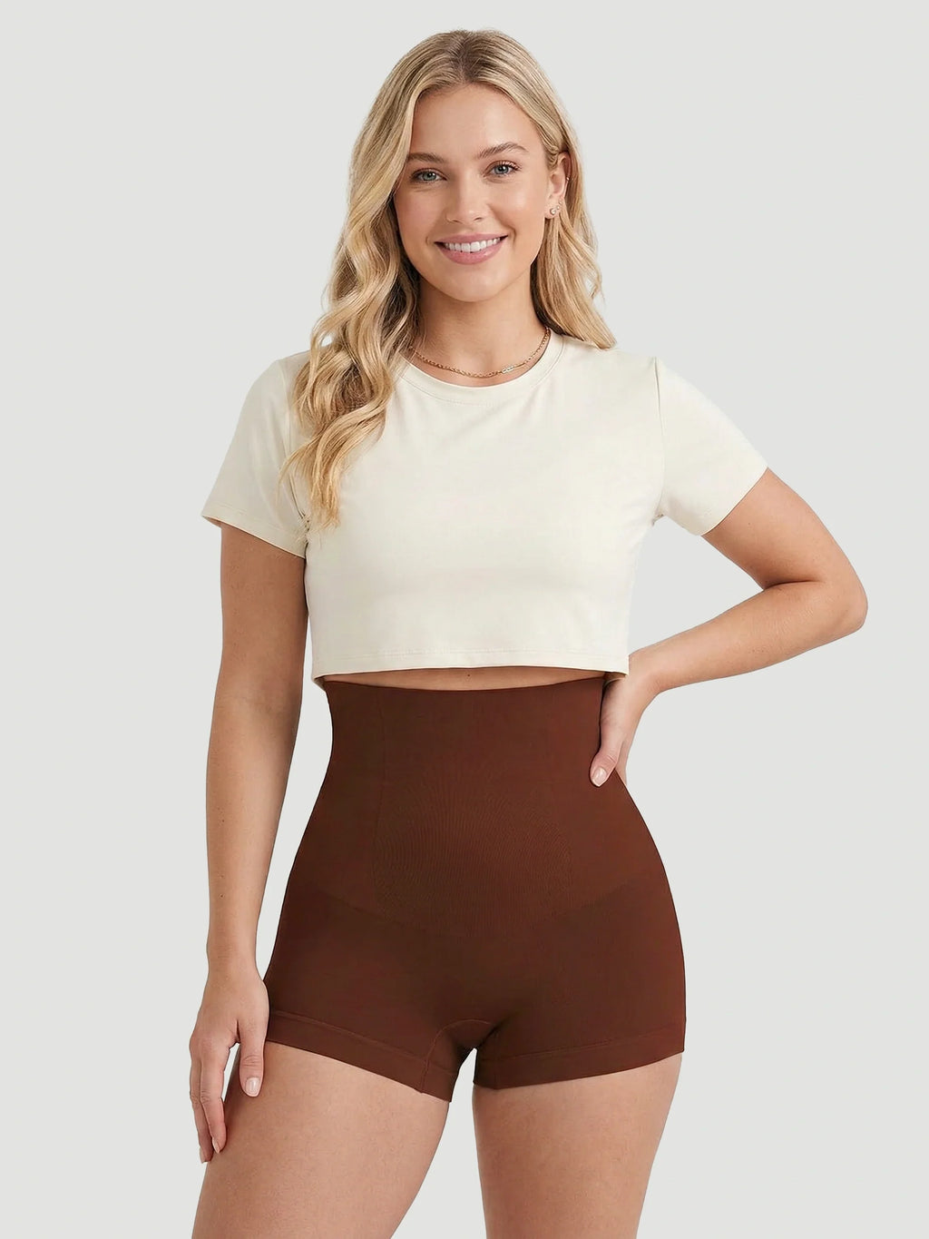High-Waisted Shaping BoyShort