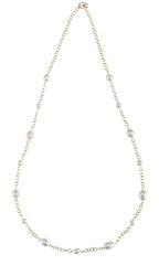 32” 9 Ct. Gold over Brass with 10mm Freshwater Baroque Pearl Necklace