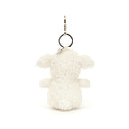 Little Lamb Bag Charm - Soft Plush Keychain | Wobblepaws